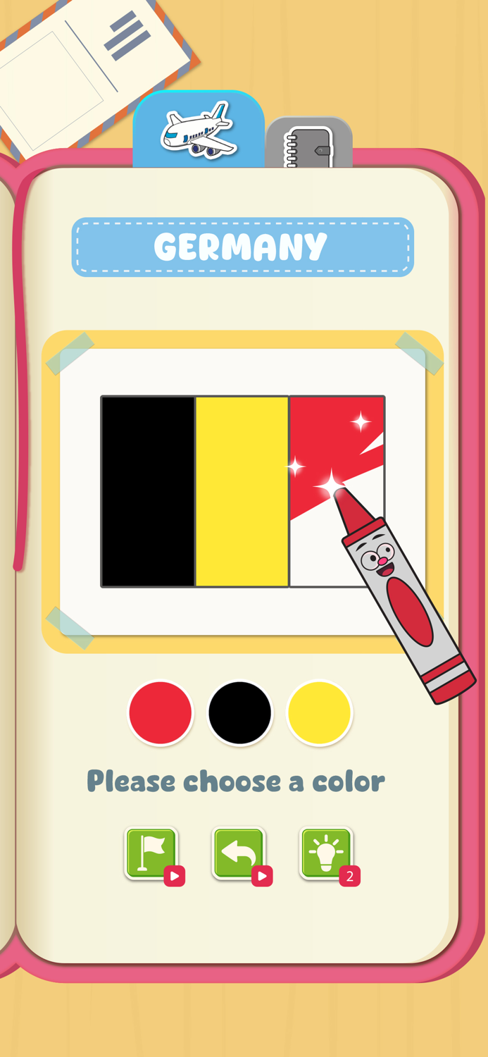 Flag Paint Color by Country