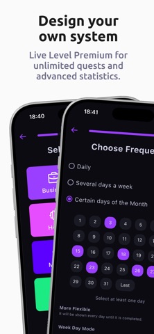 Live Level - Habit Tracker iPhone screenshot
