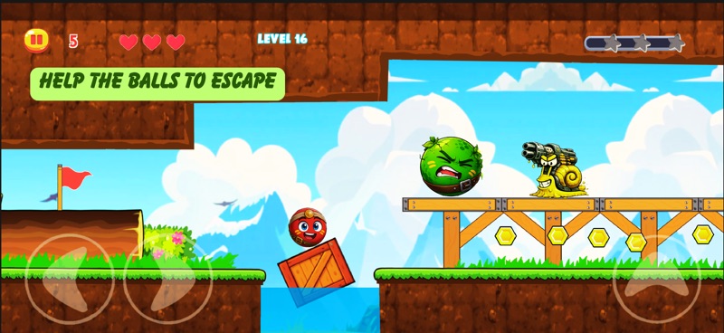 Bounce Ball 4 - Red Ball Hero screenshot 3