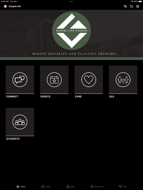Screenshot #4 pour Gospel Life Church App
