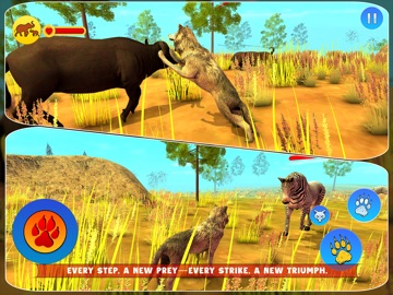 Wolf Simulator: Wild Craft RPG iPad screenshot