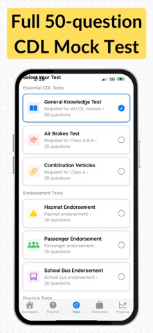 CDL Prep Permit Test Screenshot 3 of 5