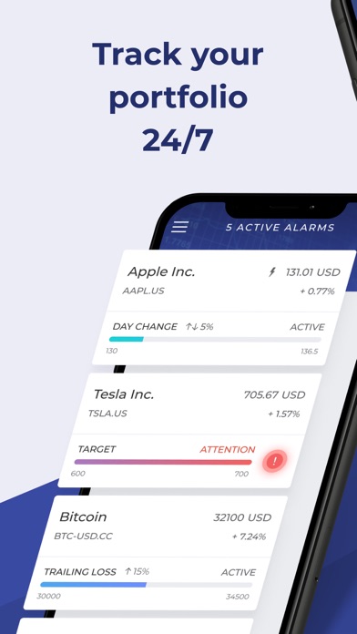 Stock Alert - Alarms & Tracker Screenshot