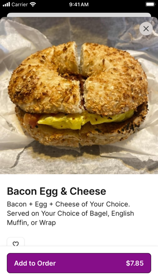 Perfecto's Caffè iPhone screenshot 3 - Food & Drink app