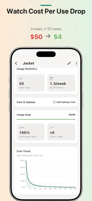 Worth It - Cost Per Use screenshot 3