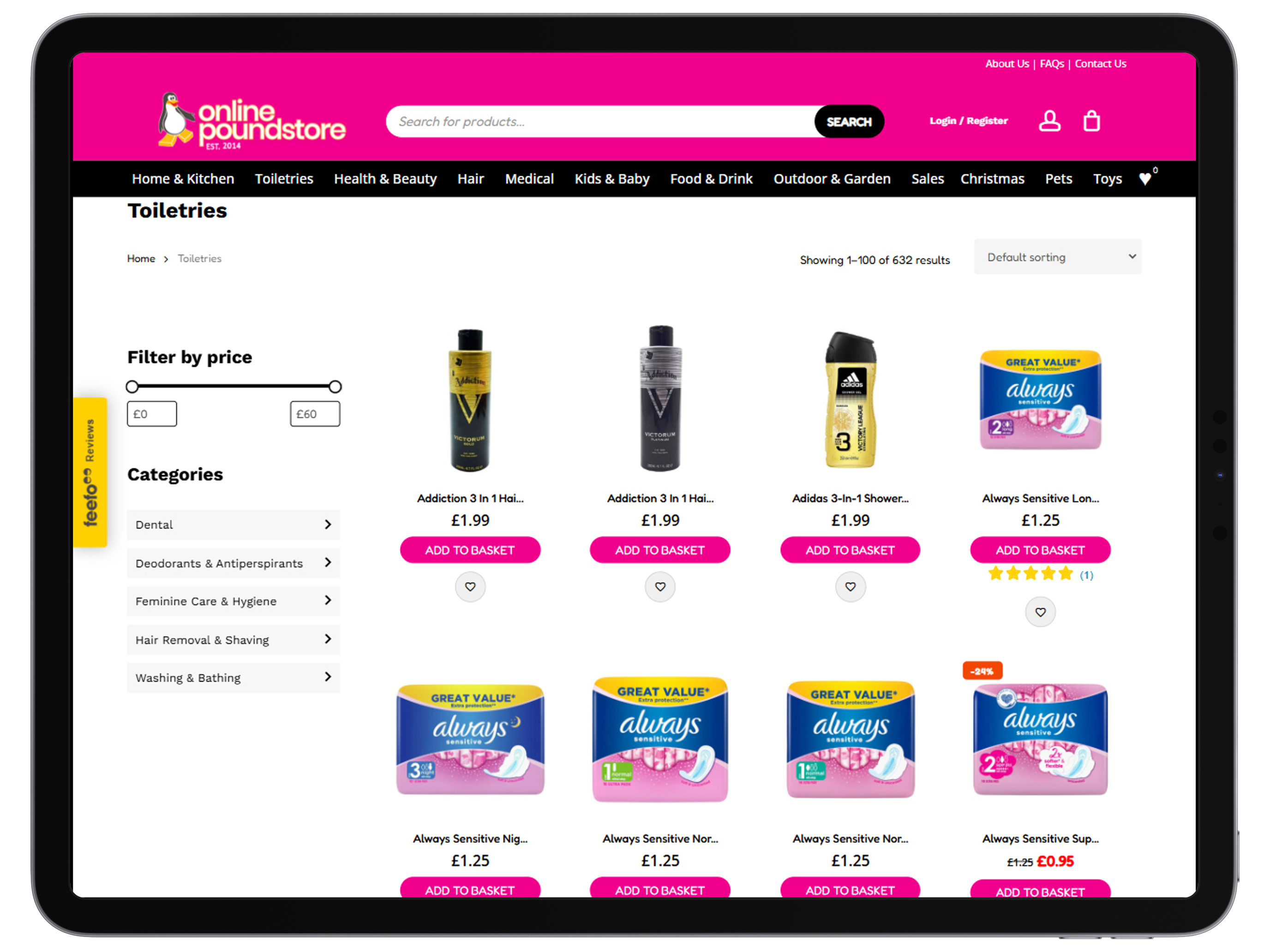 Online Pound Store