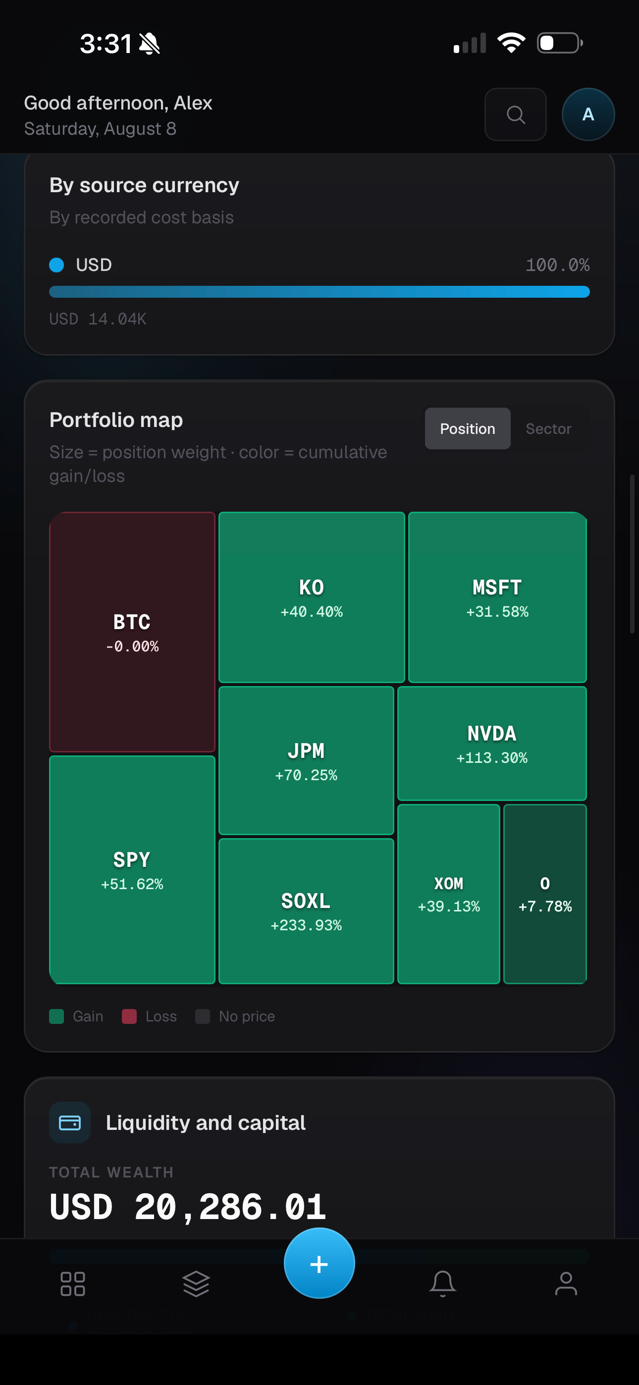 Finnce Portfolio Tracker screenshot 2