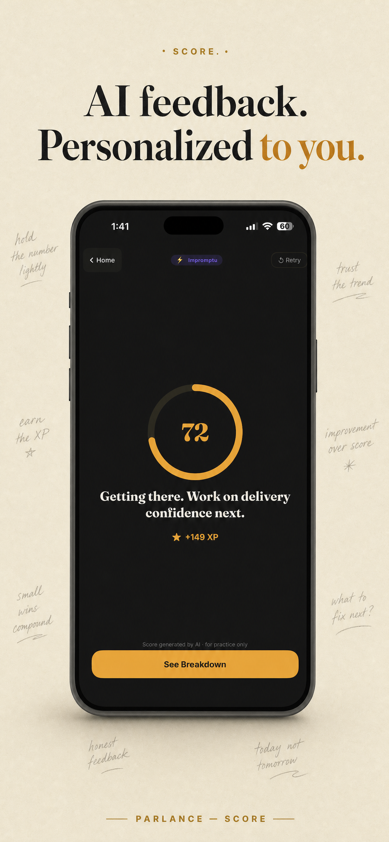Parlance: AI Speech Coach screenshot 4