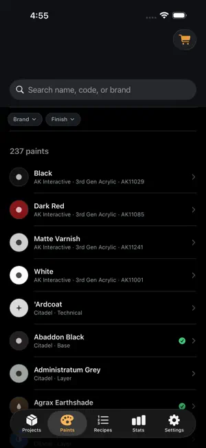 Primed: Mini Paint Tracker screenshot 3