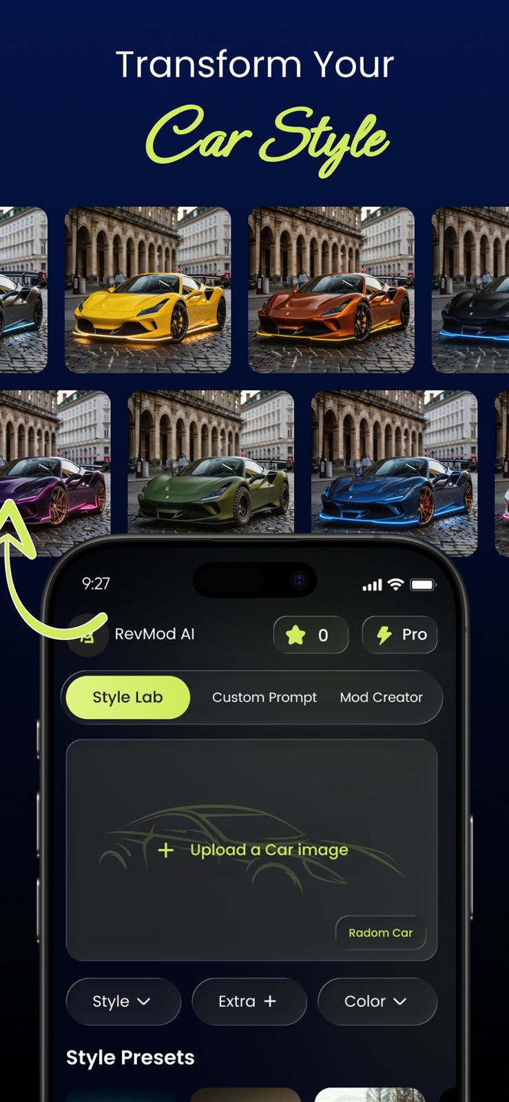 RevMod AI-Car Tuning & Design iphone screenshot 2