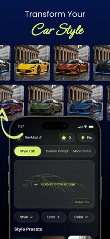 RevMod AI-Car Tuning & Design iPhone screenshot