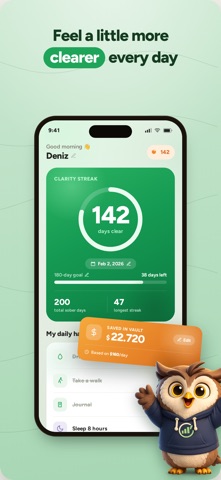 Clear Sober: Sobriety Counter Screenshot 1 of 5