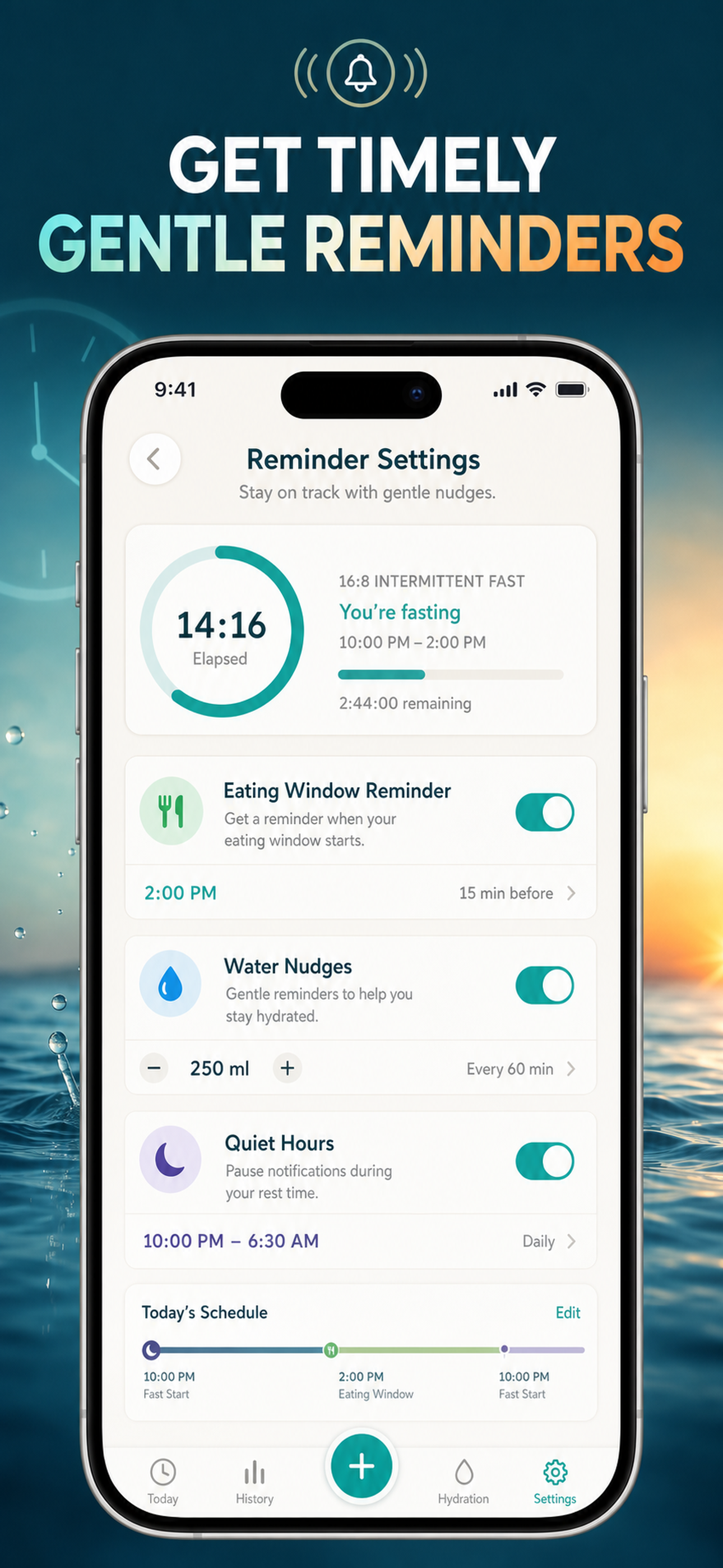 Fasting Timer & Hydration Log screenshot 8