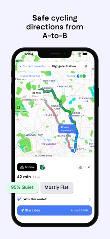 Cyclemate: Bike Directions iPhone screenshot 2