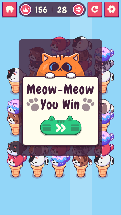 Cat Ball Sort - Puzzle Game Screenshot