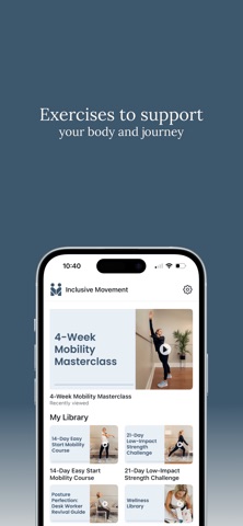 Inclusive Movement iPhone screenshot