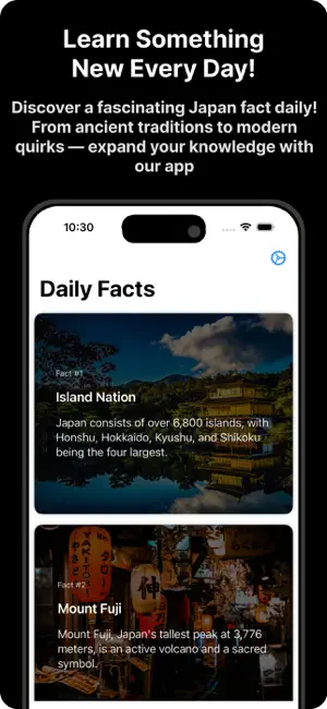 Japan Facts: Explore Daily screenshot 1