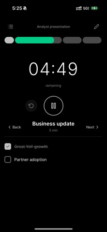 Present Timer iPhone screenshot