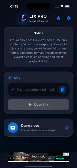 Lix Go iPhone screenshot 1