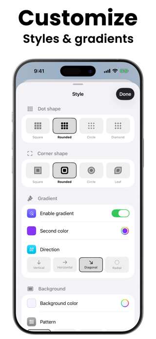 QR Code Generator by Qrysta Screenshot 4 of 6