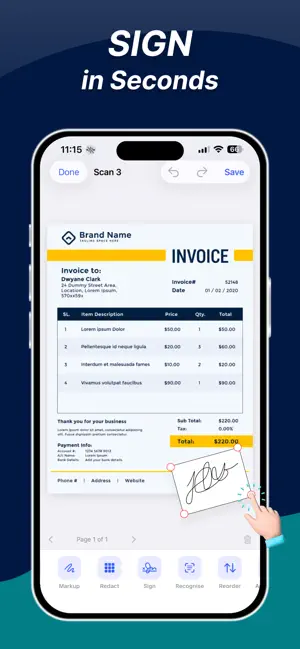 PDF Scanner: Doc & OCR screenshot 2
