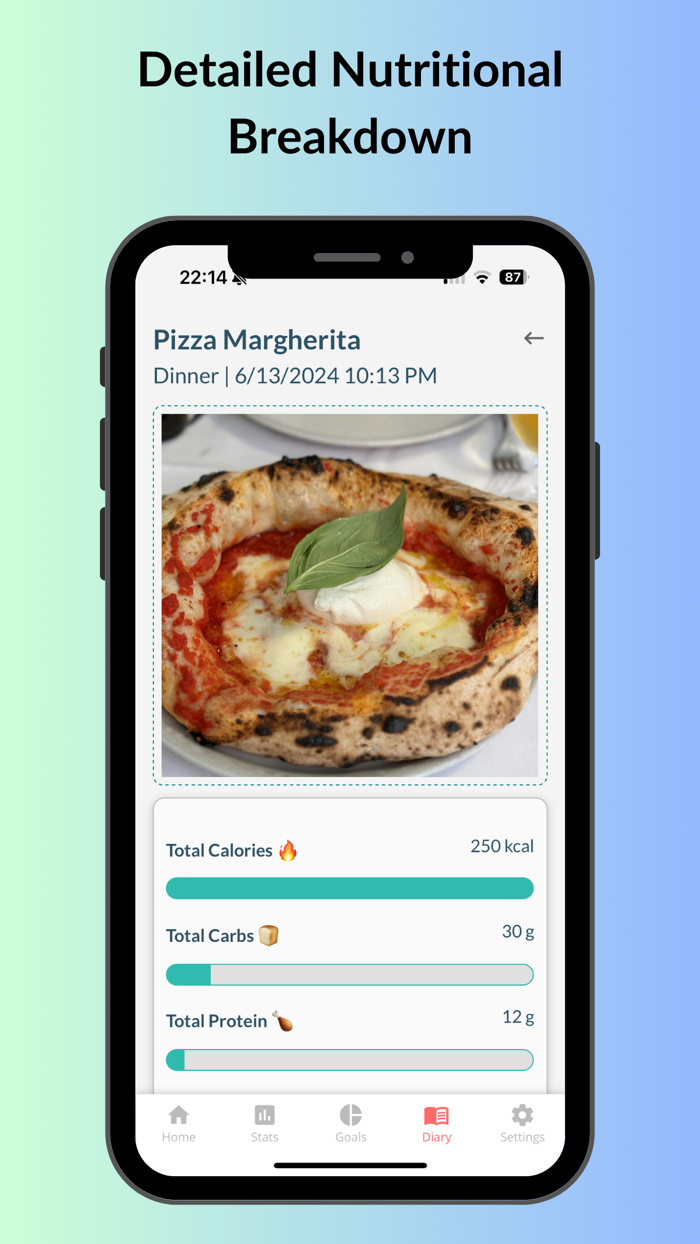Daily Food Log Diary AI Cal