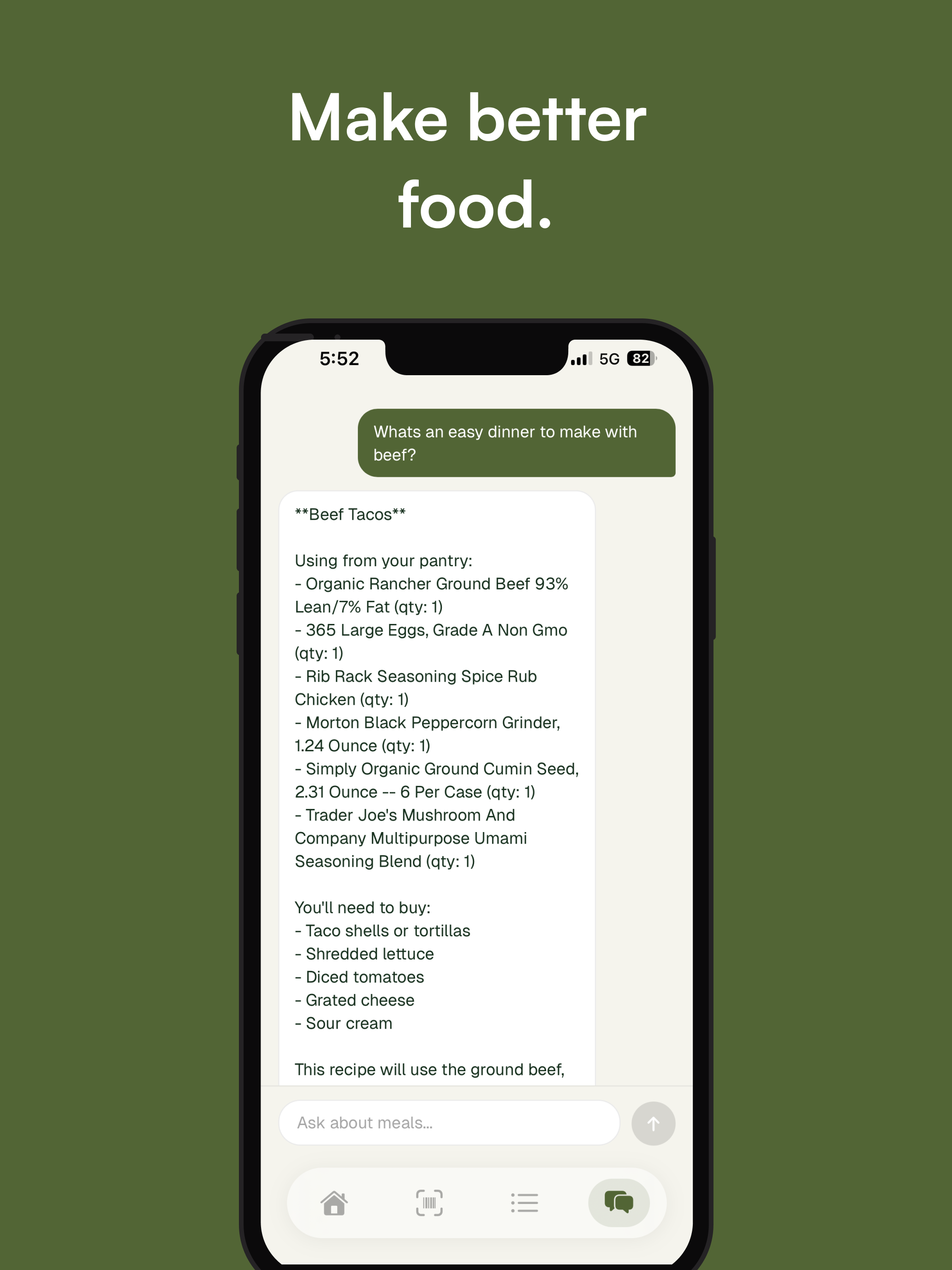 Ripe: AI Pantry & Grocery screenshot 6