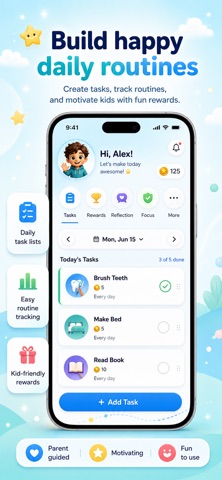 Tasky: Chore Chart & Rewards iPhone screenshot