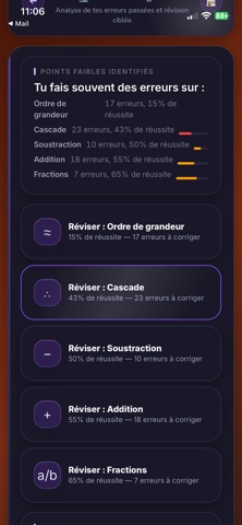 Calcul Mental Challenge iPhone screenshot