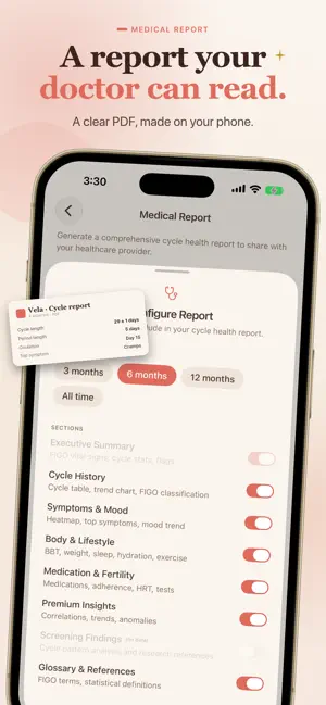 Period & Cycle Tracker: Vela screenshot 5