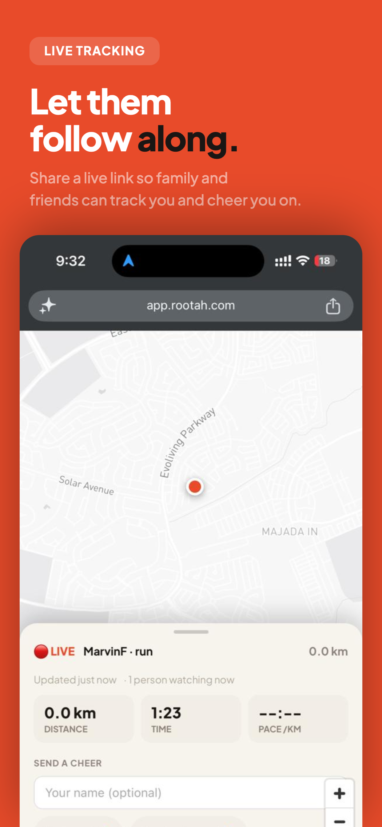 Rootah - Run Live Tracker screenshot 3