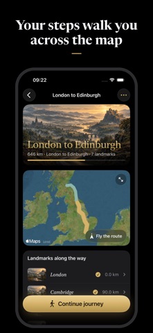 Walklands: Walking Game app screenshot