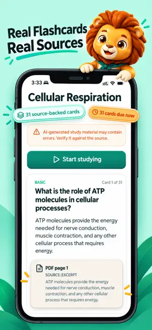 StudyRoar: AI Flashcard Maker screenshot 1