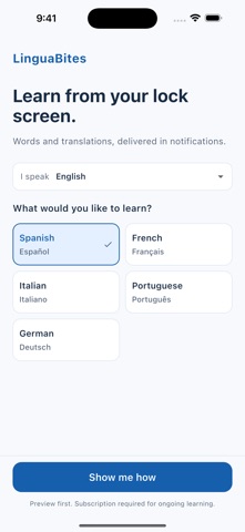 LinguaBites Screenshot 3 of 3