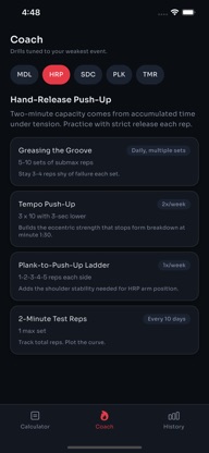 AFT Pro: Army Fitness Calc screenshot 2