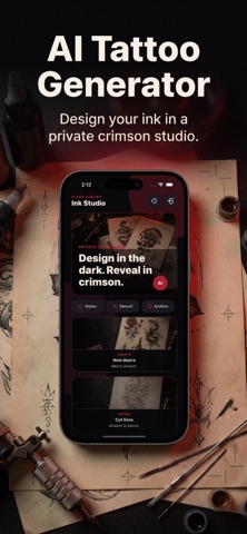 Tattoo AI: Design Generator + Screenshot 1 of 4