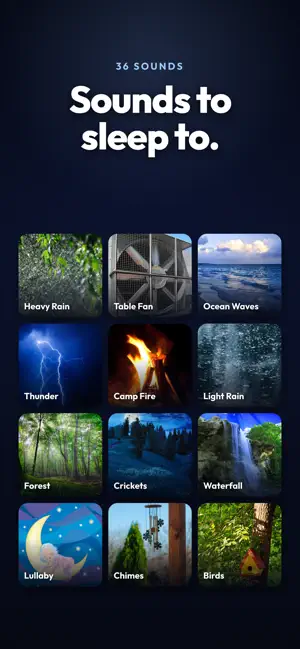 Sleep Sounds: Rain, Fan, Ocean screenshot 2