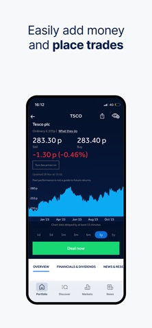 Hargreaves Lansdown iPhone screenshot 7