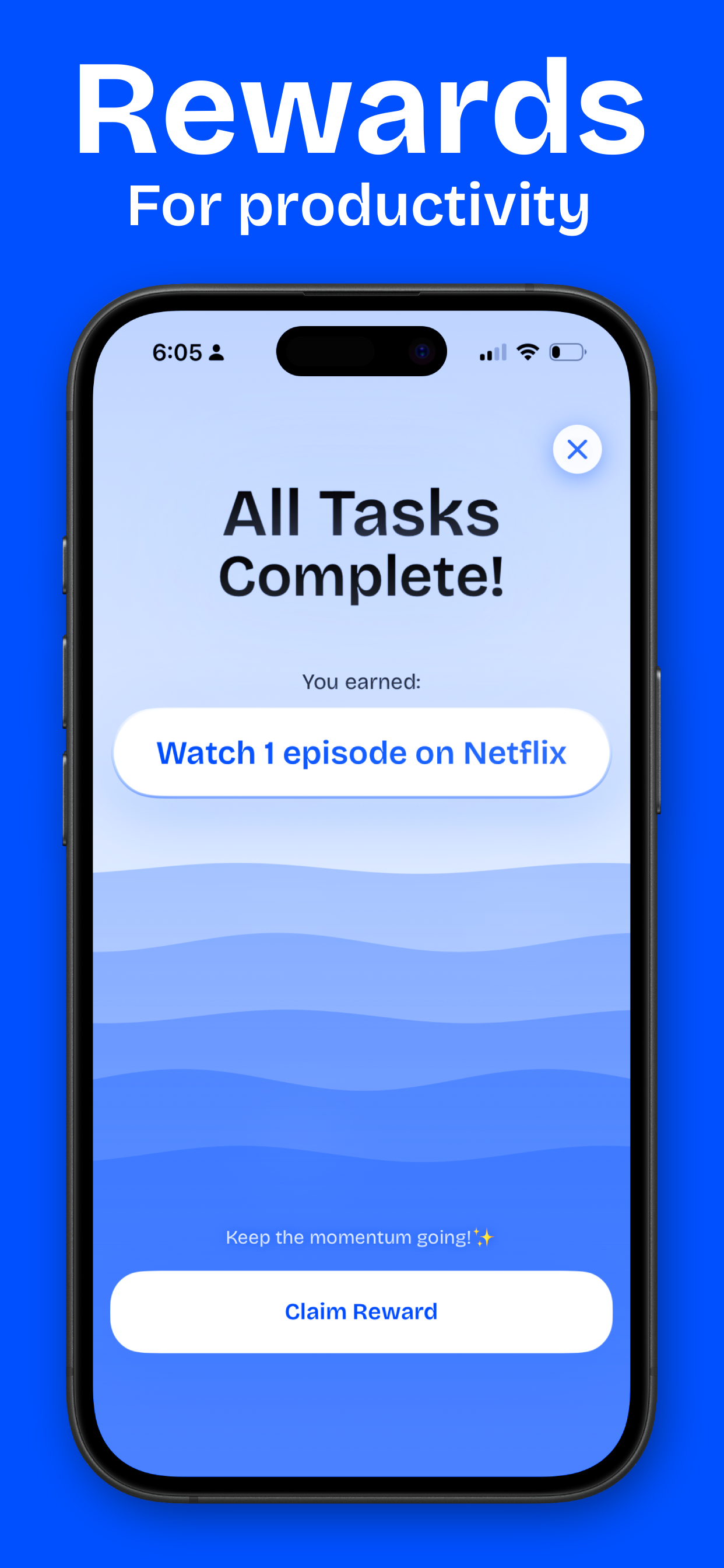 Wavely: Reward Focus & Goals