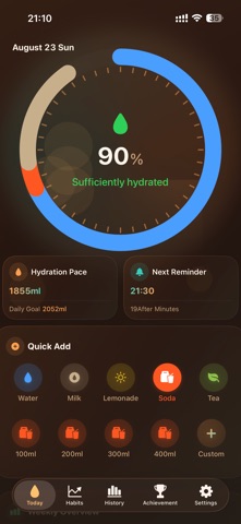 WaterKit - Drink Water Tracker Screenshot 1 of 10