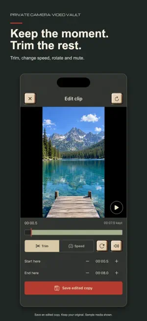 Private Camera: Video Vault screenshot 2