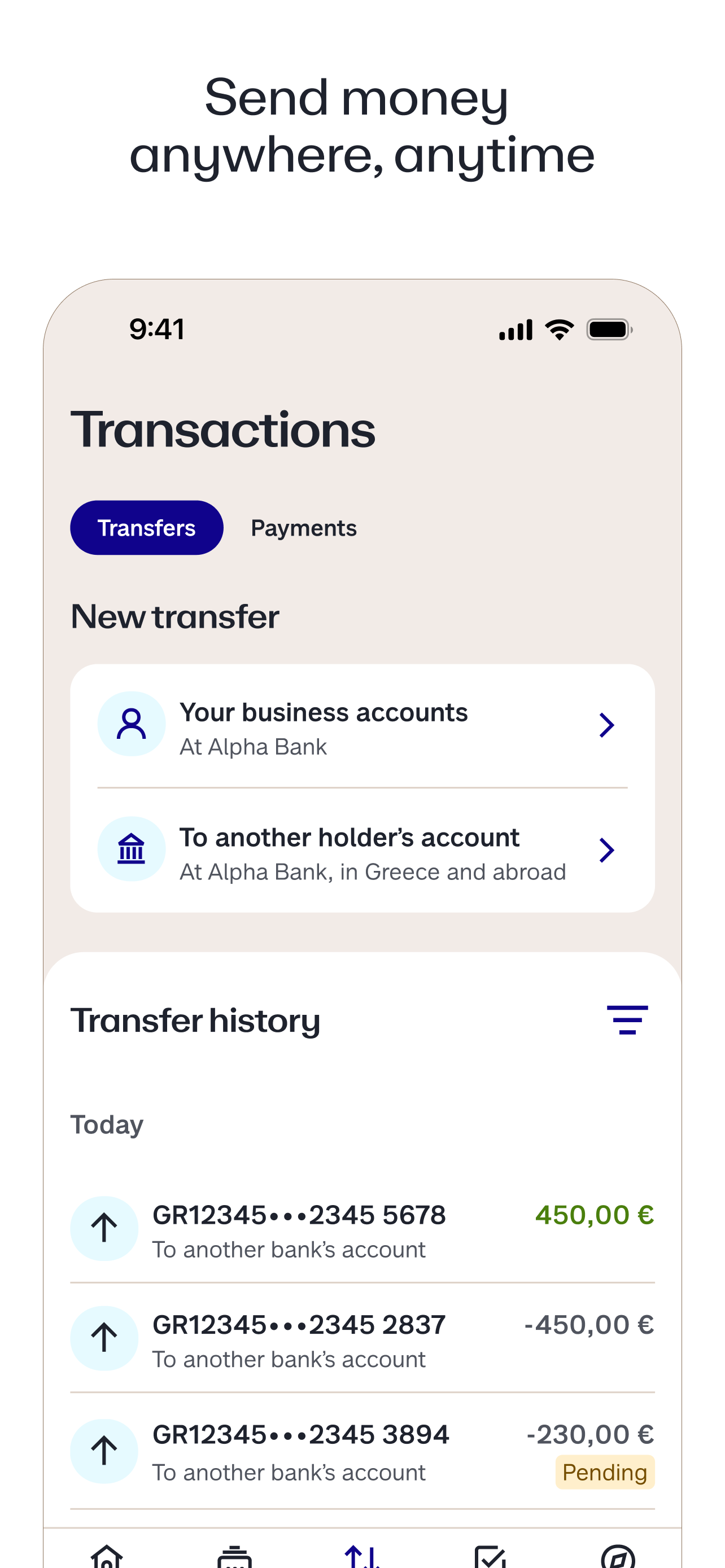 Alpha Bank business