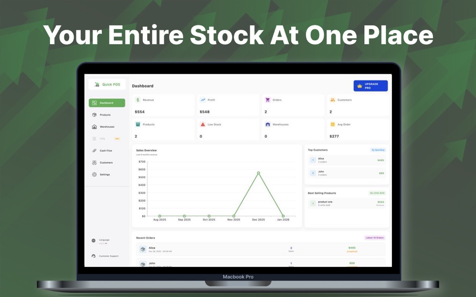 #1. Quick POS & Inventory Manager (macOS) By: Yasir Rafique