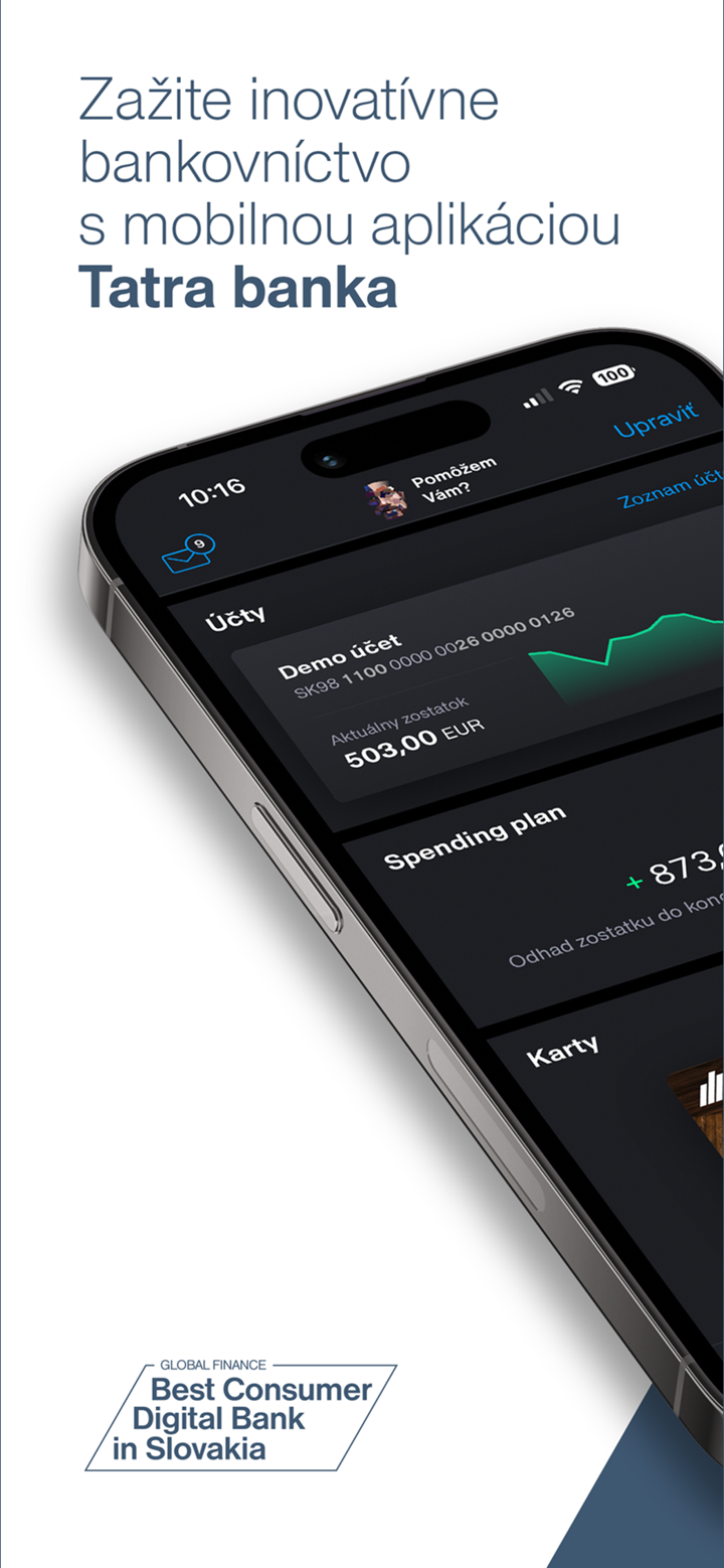 Tatra banka screenshot 1