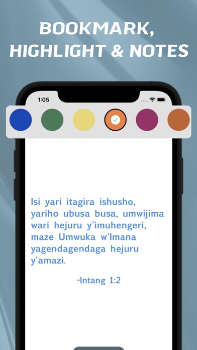 Kinyarwanda Bible - offline Screenshot