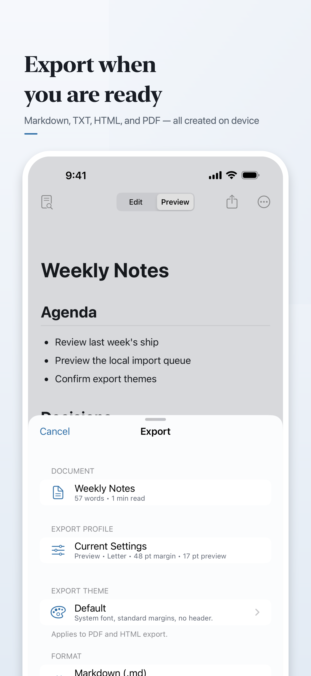 MDQuill Markdown Editor screenshot 5