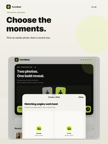 FormReel: Before & After Body iPad screenshot