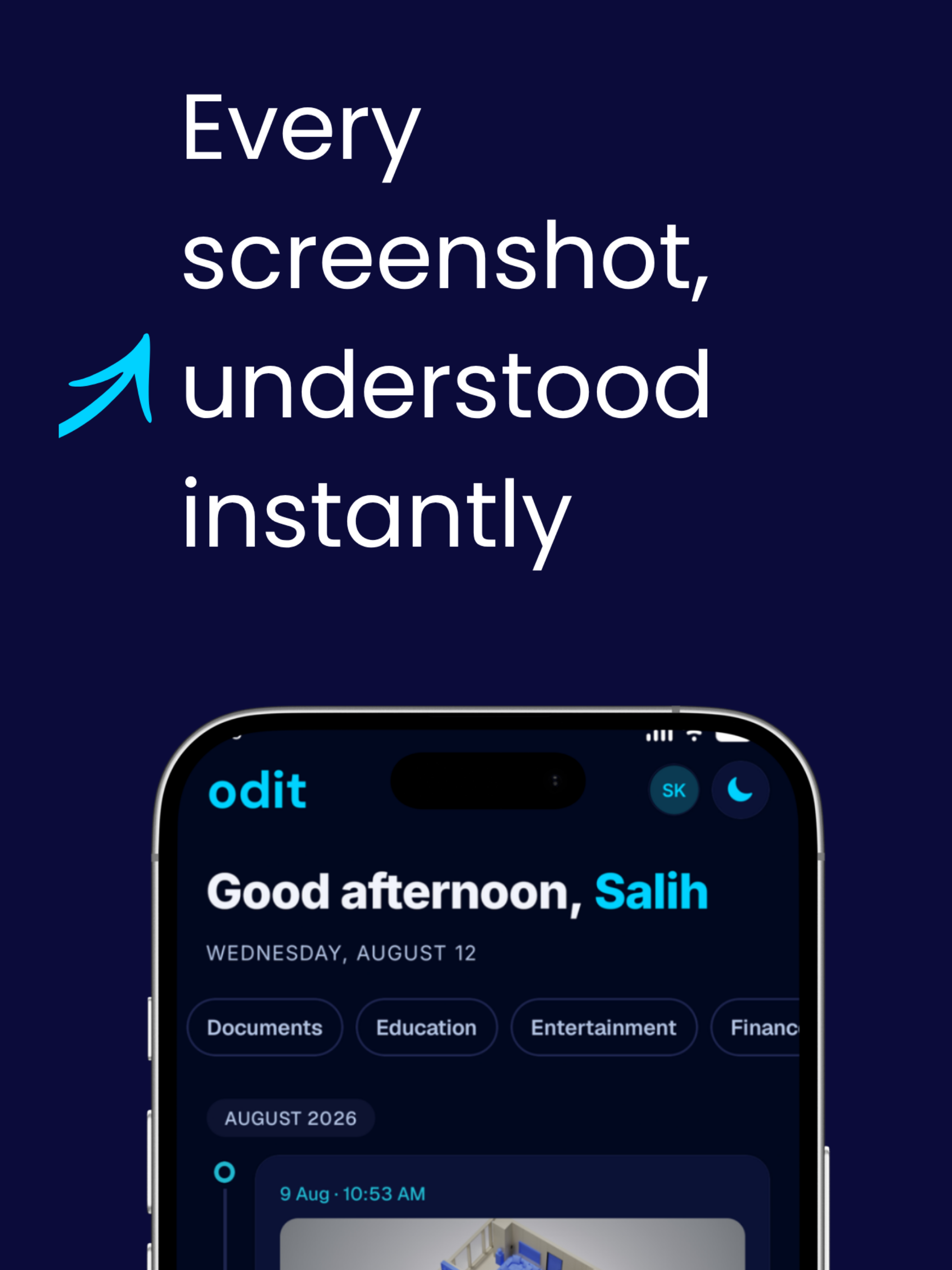 Odit - AI Personal Life OS screenshot 7