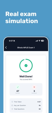 Illinois MPJE Exam Prep 2026 iPhone screenshot