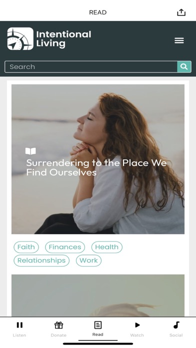 Intentional Living Screenshot